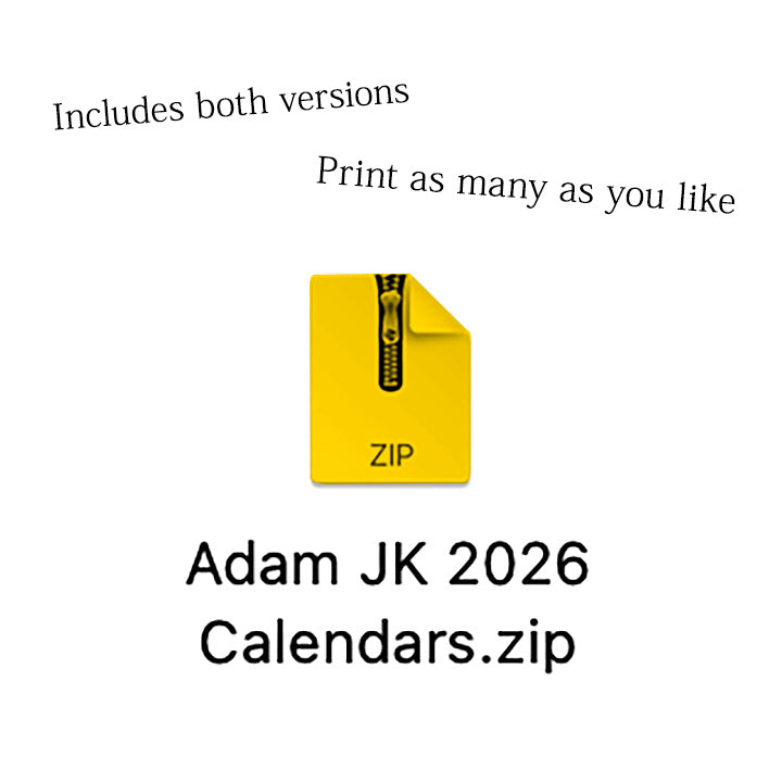 2026 Mini Calendar (Printable PDFs)